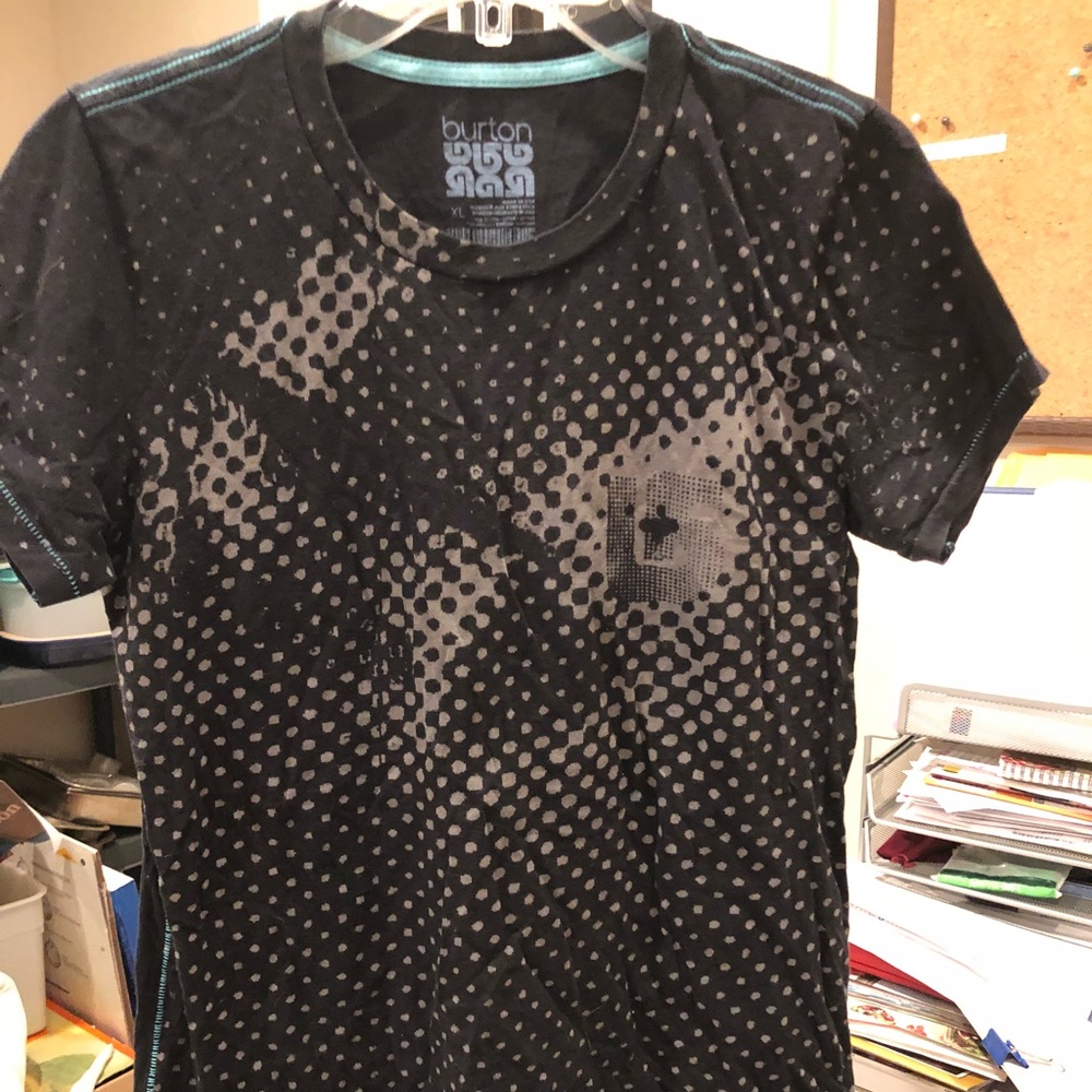 Burton Black Printed Women’s T Shirt